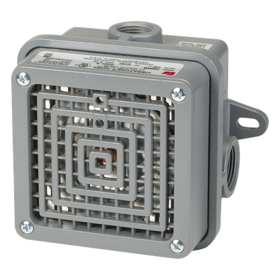Bocina Electromecánica para Exteriores / 110 dBA a 1 m (3.3 ft) / Alimentación 120/240 VCA / IP65/IP69K / Montaje en Pared | SIERRA STORE
