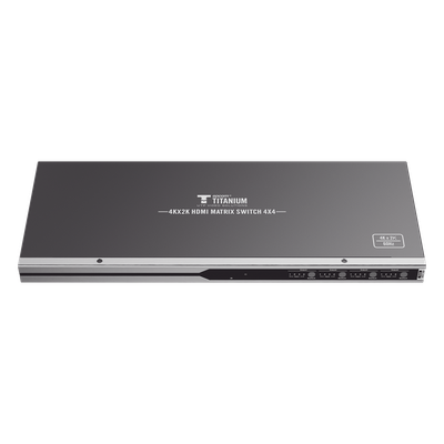 MATRICIAL 4 x 4 / 4 Entradas y 4 Salidas en HDMI /  4K × 2K @ 60Hz / 18Gbps / HDMI 2.0 / HDCP 2.2 / 3D / Conmutación por Botón, RS232 | SIERRA STORE