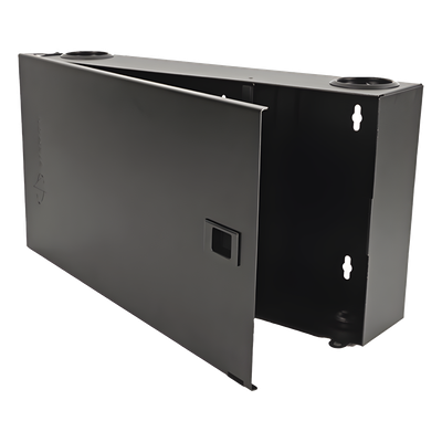 SIEMON LVW-F4-01 - Caja de Fibra Óptica / Montaje en Pared / Acceso Fijo / 4 Aberturas / 18 Gauge / 96 Fibras / 18' x 9.2' x 3.5' | SIERRA STORE