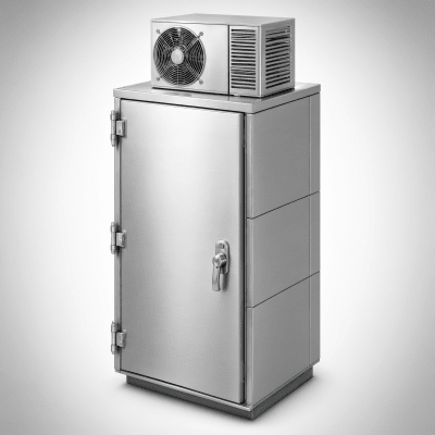 Gabinete ProTek Doble Bisagra / Puerta Sólida con AC / 36x24x28 in (922x600x710 mm) / Acero Inoxidable SS304 Cepillado / NEMA 4 4X 12 | SIERRA STORE