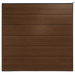 ACCESSPRO SEC-DOOR12-21B - Seccion para puerta de Garage / Lisa / Linea Central / Panel de 21" / Color Cafe Oscuro / 12 pies Ancho / | SIERRA STORE