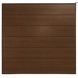 ACCESSPRO SEC-DOOR12-21B - Seccion para puerta de Garage / Lisa / Linea Central / Panel de 21" / Color Cafe Oscuro / 12 pies Ancho / | SIERRA STORE