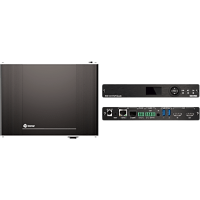 Decoder AVoIP 4K60 4:4:4 | Streaming sobre Ethernet | Dante, USB, IR, RS-232, CEC | PoE+ | Aluminio Mega Tool Deep | SIERRA STORE