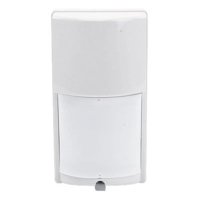 Sensor PIR / Interior-Exterior / Cobertura 12 x 15 m (39.4 x 49.2 ft) / Doble Blindaje Conductivo / Sensor de Luz Día-Noche / Alambrico | SIERRA STORE