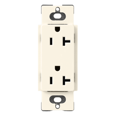 Contacto Dúplex de Pared / 20 A / 125 V / Terminales Laterales o Push-In / Acabado Satin Colors / Sin Tamper-Resistant | SIERRA STORE