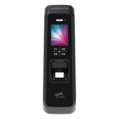 Lector Biométrico / Pantalla LCD / 2000 Huellas / Mifare 13.56 MHz / Bluetooth / Doble Autenticación | SIERRA STORE