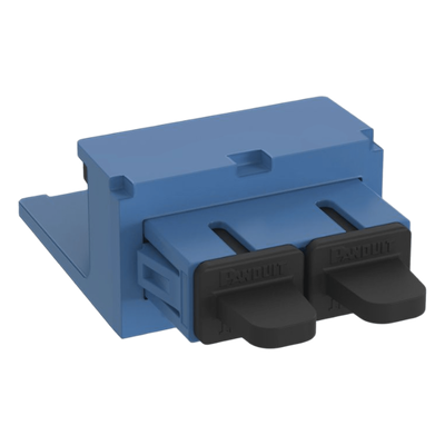 PANDUIT CMDBUSCZBU - Módulo Acoplador / SC Duplex / Fibra Monomodo OS1/OS2 / Mini-Com / Cerámica Zirconia / Azul | SIERRA STORE