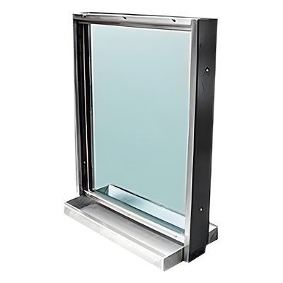 ACCESSPRO PROVTAPDN5B - Ventana blindada / Nivel V balístico / Cristal 51mm / 80x60cm / Charola pasa documentos / Acero inoxidable / | SIERRA STORE