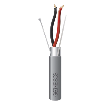 Cable de Control / 2 x 16 AWG / Blindado / Riser / 305 m (1000 ft) / CMR-CL3R-FPLR-FT4 / Gris | SIERRA STORE