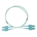 LINKEDPRO BY EPCOM LP-FOM3-SCSC-R03 - Jumper de Fibra Óptica / OM3 50/125 / SC-SC Dúplex / OFNR Riser / 2.0 mm / 3 m (9.84 ft) / Aqua | SIERRA STORE