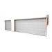 ACCESSPRO GARAGE208-SC - Puerta de Garage / 20 x 8 pies (6.1 x 2.4 m) / Aislada / Estilo Americano / Cuadro Corto | SIERRA STORE