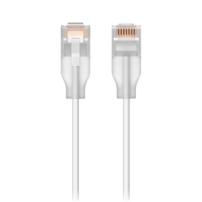 Patchcord UniFi Etherlighting? de 2 Metros (6.56 Pies), hasta 10G / Soporta hasta PoE+++ / Conector RJ45 Transparente para...