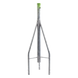 Tramo de Remate para Torre / Tubo Central 2' Cal.18 / Tubos 7/8' Cal.18 / 3 Opresores para Pararrayos / Galvanizado Electrolítico / | SIERRA STORE