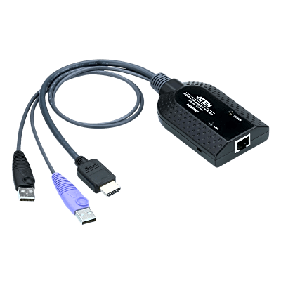 Módulo Adaptador KVM / USB-HDMI / Resolución 1920x1200 / Virtual Media / Smart Card / Audio De-Embedder / Compensación Automática de | SIERRA STORE