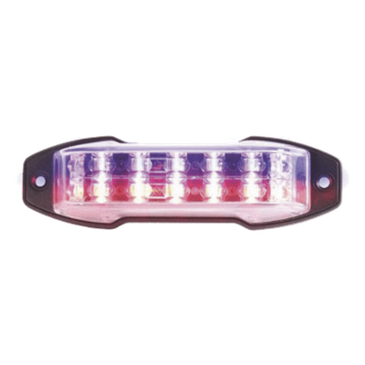 Luz perimetral de advertencia / 18 LED / Color azul / 12-24 VCC / 24 patrones de destello / Perfil ultradelgado | SIERRA STORE