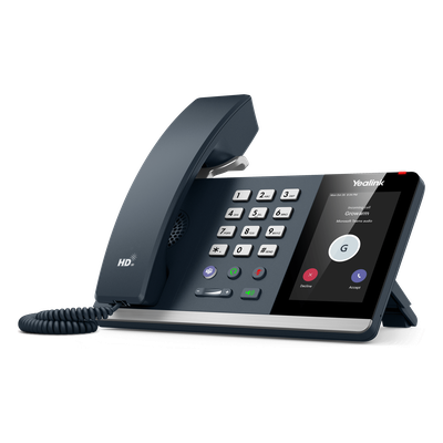Teléfono IP / Pantalla Táctil 4 Pulgadas / HD Voice / Bluetooth 5.2 / Wi-Fi Dual Band / PoE / Certificación Microsoft Teams | SIERRA STORE
