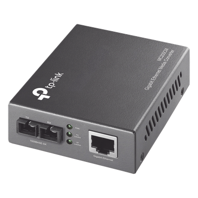 Convertidor de Medios / 1 Gbps / Fibra Multimodo SC / RJ45 10/100/1000 Mbps / Alcance 550 m (1804.5 ft) / Plug and Play | SIERRA STORE