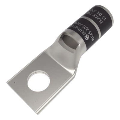 Terminal de Compresión / Barril Corto / 2/0 AWG / Tornillo 1/2 in (0.5 in) / 35 kV / 62 mm (2.44 in) / Cobre Electrolítico Estañado | SIERRA STORE