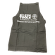 Mandil de Lienzo para Parrillero Experto. Color Negro y Grabados en Blanco | SIERRA STORE