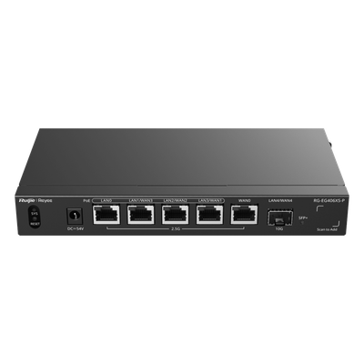Router Balanceador SD-WAN / 2.5 Gbps / 5 Servicios WAN / 400 Usuarios / PoE+ 110 W / SFP+ 10G | SIERRA STORE