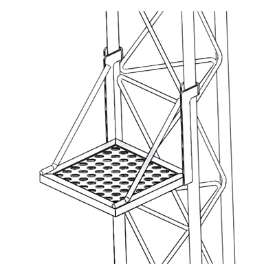 Plataforma de Descanso / Torre STZ35G / Diseño Ergonómico / Resistente a Clima Extremo / Instalación Rápida | SIERRA STORE