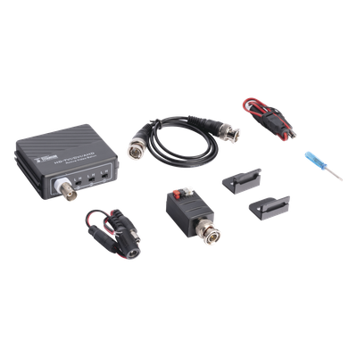 Kit de transmisión de video / 400 m (1312 ft) / 2 MP / HD-TVI HD-CVI AHD CVBS / Activo+Activo / Protección grado III | SIERRA STORE
