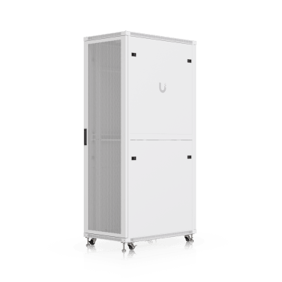 UACC Rack Cabinet 42U (600 × 1000 mm) – Gabinete de Piso Totalmente Ensamblado con Ventiladores Integrados, Paneles Removi...