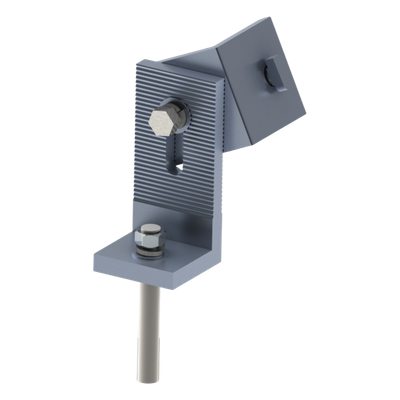 Soporte L para Riel / Techo de Concreto / Aluminio Anodizado / 40x40x90 mm / Tornillo 30 mm Incluido | SIERRA STORE