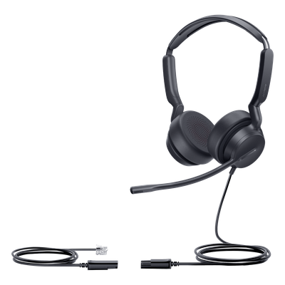 Auricular con Diadema / Alámbrico Analógico / Conexión QD a RJ9 / Audio HD 20 Hz - 20 kHz / Cancelación de Ruido / ActiveProtection | SIERRA STORE