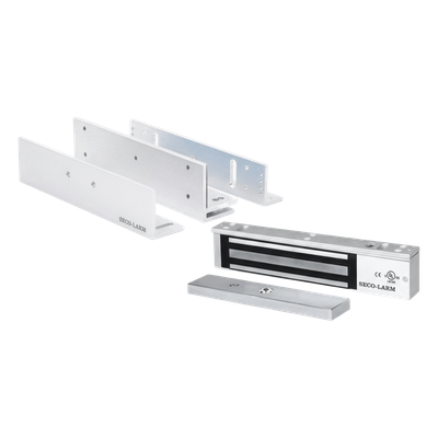 Kit de Control de Acceso / Chapa Magnética 600 lbs (272 kg) / Montaje Z y L / Voltaje Seleccionable 12/24 VDC / Protección contra | SIERRA STORE