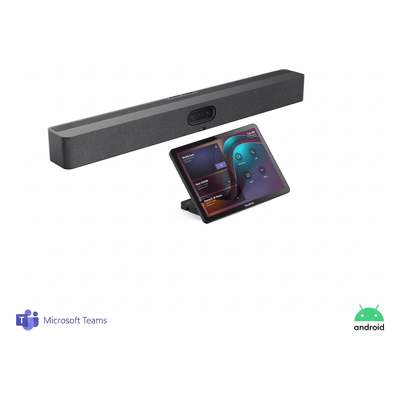 Barra de Videoconferencia / Triple Cámara 50 MP / 16 Micrófonos MEMS / Alcance 10 m (32.8 ft) / Android Integrado / BYOD / | SIERRA STORE
