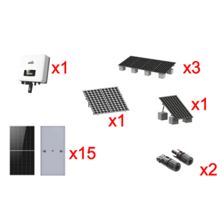 Kit Solar Interconexion  / 9kW  220Vca / Inversor AFORE / Montaje Incluido - AFORE
