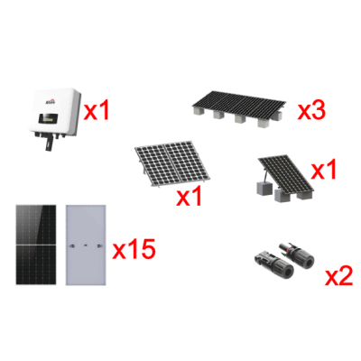Kit Solar Interconexion  / 9kW  220Vca / Inversor AFORE / Montaje Incluido - AFORE