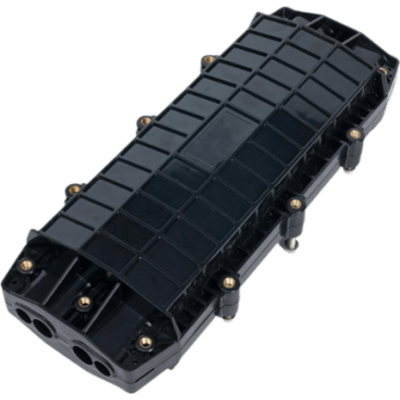 LINKEDPRO BY EPCOM LP-SCH-96-3-V2 - Caja de Empalme de Fibra Óptica / 96 Hilos / IP68 / 4 Entradas / 4 Salidas / Montaje Aéreo, Ducto | SIERRA STORE