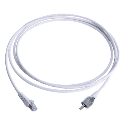 SIEMON T2E2-03M-B02L - Patch Cord / Cat5e 10/100BASE-T / 2 Pares / LS0H / 3 Metros (9.84 Pies) / Blanco | SIERRA STORE