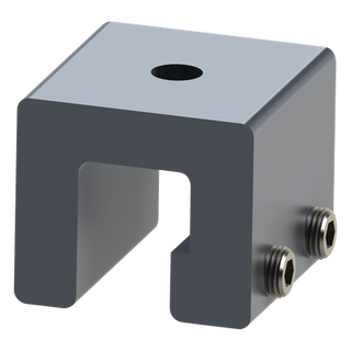 Abrazadera para lámina engargolada / Aluminio anodizado / KR18 y KR24 / Instalación vertical / Resistente a corrosión | SIERRA STORE