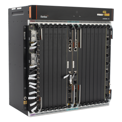 OLT Carrier Class Modular / 14 Ranuras de Servicio / 240 Puertos GPON / Switching 6.8 Tbps / Fuente Redundante -48Vdc / 11 UR | SIERRA STORE