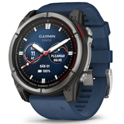 Smartwatch / Pantalla AMOLED 1.4" / GPS Multibanda / Resistencia 10 ATM / Batería 29 Días / Titanio y Zafiro / 32 GB / Monitoreo Salud | SIERRA STORE
