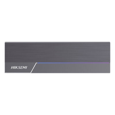HIKSEMI by HIKVISION HS-HUB-MDR - Enclosure SSD M.2 NVMe y SATA / USB 3.2 Gen2 Type-C 10 Gbps / ASUS Aura RGB SYNC / Aluminio CNC / 4 | SIERRA STORE