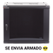Gabinete de Pared / 6UR / 19in / 450mm Profundidad / 60kg Carga / Acero Negro | SIERRA STORE