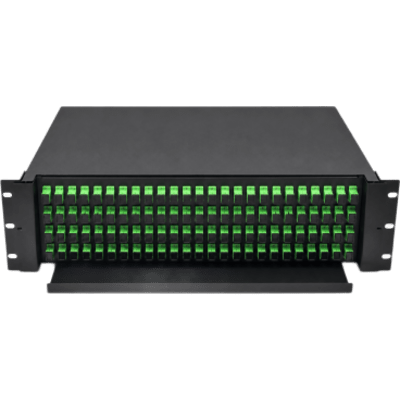 LINKEDPRO BY EPCOM LPODF96SCA - Distribuidor de Fibra Óptica (ODF) para 96 Empalmes, con 96 Acopladores SC/APC y 96 Pigtails SC/APC | SIERRA STORE