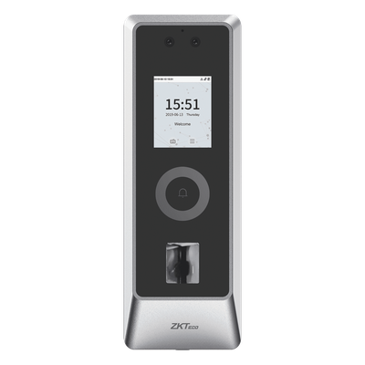Terminal de Control de Acceso / Reconocimiento Facial y Huella Digital / 50,000 Usuarios / 30,000 Rostros / IP66 IK07 / TCP/IP Wiegand | SIERRA STORE