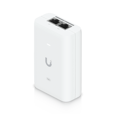 Adaptador PoE+ 2.5G / hasta 30 W / 48V 0.65A / (2) Puertos RJ45 MultiGigabit 2.5G / Salida PoE+ / LED Indicador / Ideal pa...