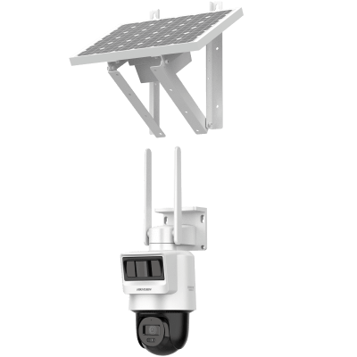 Kit Solar IP All in One / Doble Detección (Radar + PIR) / PT IP 4 Megapixel / Lente 2.8 mm / Panel Solar / Batería de Respald