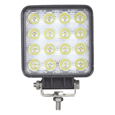 Luz de trabajo LED / 48 W / 4000 lm / 10-30 Vcc / IP67 / 16 LED / 5 patrones de destello / 4.3 pulgadas | SIERRA STORE