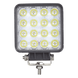 Luz de trabajo LED / 48 W / 4000 lm / 10-30 Vcc / IP67 / 16 LED / 5 patrones de destello / 4.3 pulgadas | SIERRA STORE