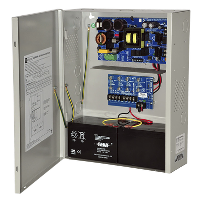 Fuente de alimentación de 24 Vcd@ 10 A / Con capacidad de baterías de respaldo / 1 salida / Requieren baterías / Voltaje de entrada de | SIERRA STORE