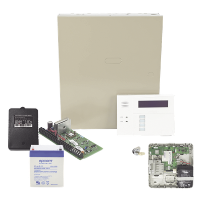 Panel de Control de Intrusión / 8 Zonas Cableadas / 40 Zonas Inalámbricas / Comunicador Celular Dual / 3 Particiones / Alcance 60 m | SIERRA STORE