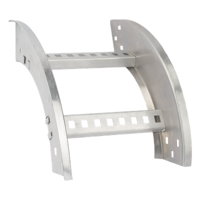 Curva Vertical Exterior / Perfil Z / Peralte 3 1/4" / Ancho 12" / Radio 8" / Aluminio | SIERRA STORE