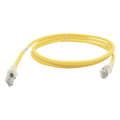 SIEMON ZM6A-05-05B - Patch Cord Cat6A UTP / CM / 1.52m (5 ft) / Doble Chaqueta / Botas Ultra Delgadas / Amarillo / Bulk | SIERRA STORE